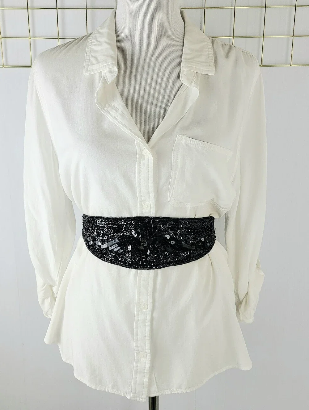 Milor Beaded Vintage Stretch Belt
